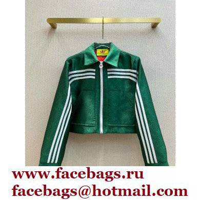 adidas x Gucci jacquard jacket green 2022