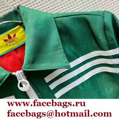 adidas x Gucci jacquard jacket green 2022