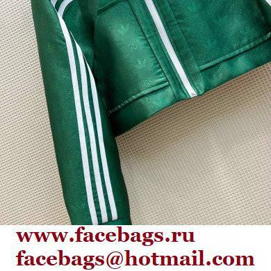 adidas x Gucci jacquard jacket green 2022