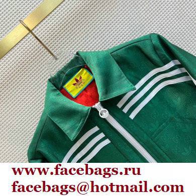 adidas x Gucci jacquard jacket green 2022